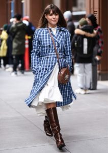 Noticed Patterned Trench Coat