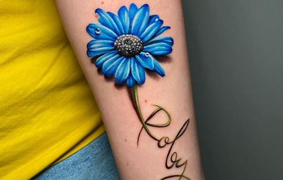 Tattoo of a Daisy