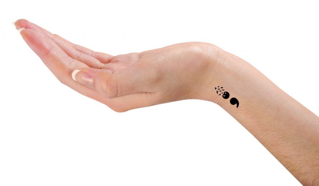 Unique Semicolon Tattoos