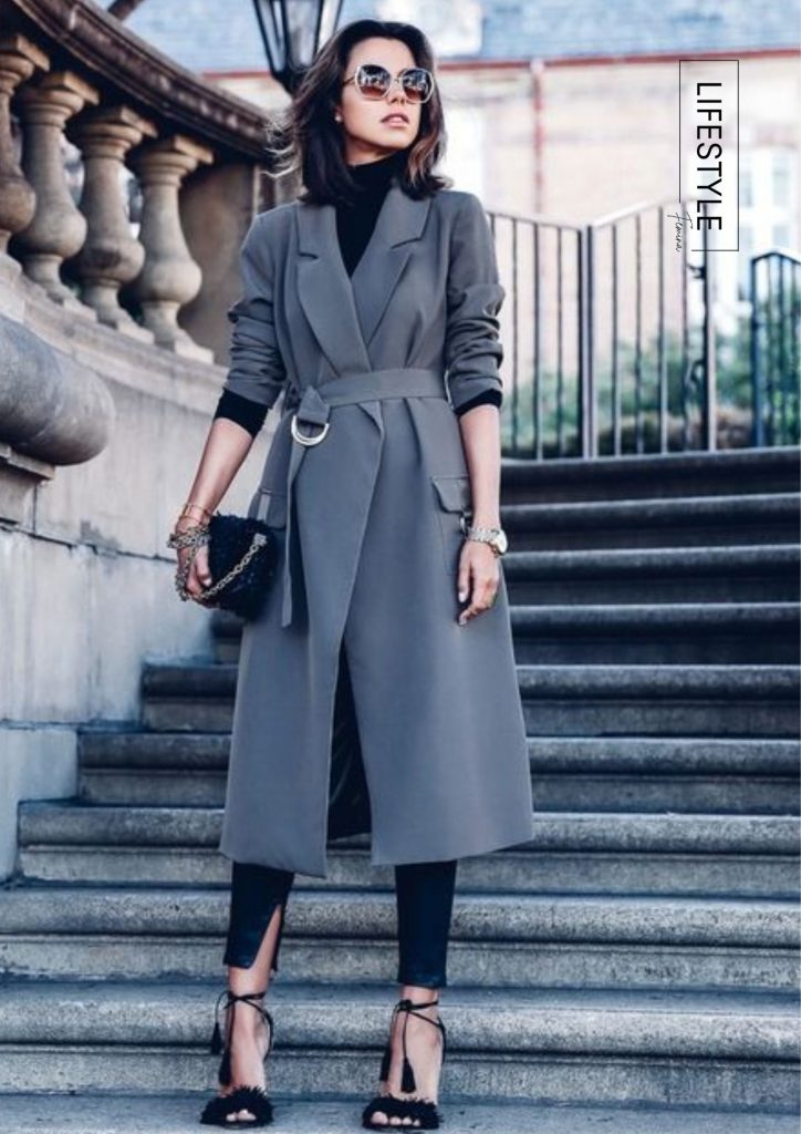 trench coat outfit women's