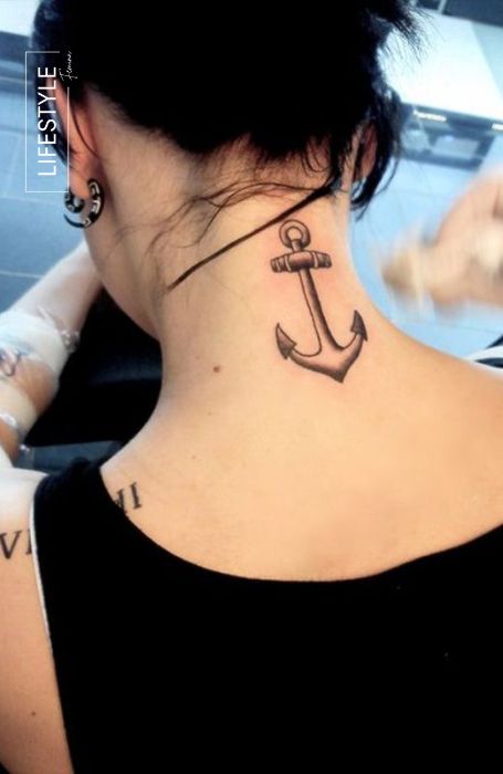 Anchor Back Tattoo