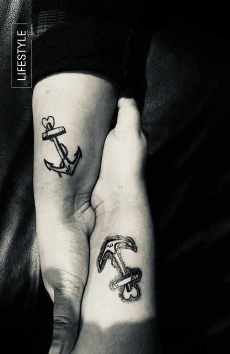 Anchor Best Friend Tattoos