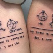 Brother and sister tattoos
