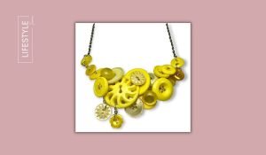 Button Statement Necklace