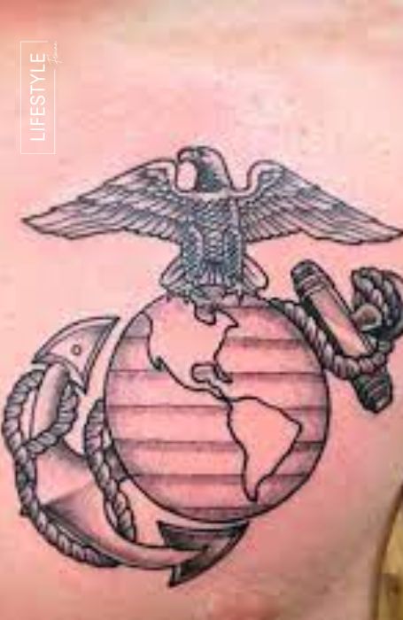 Eagle Globe And Anchor Tattoo