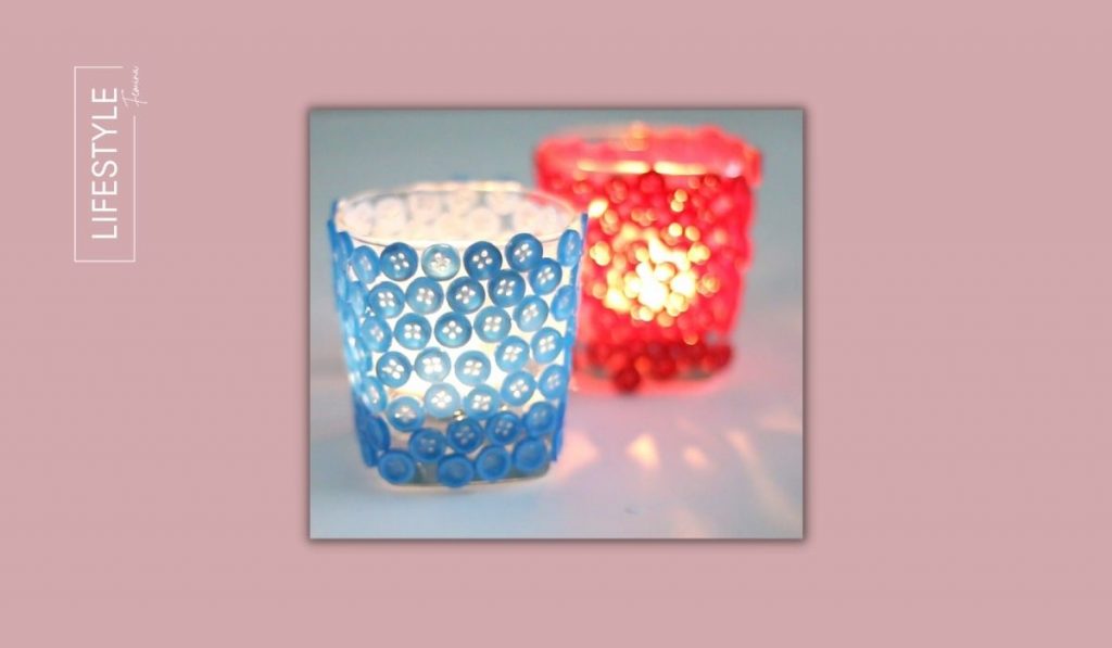 Make Button Candle Holders