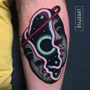 Psycho Surrealism Tattoo