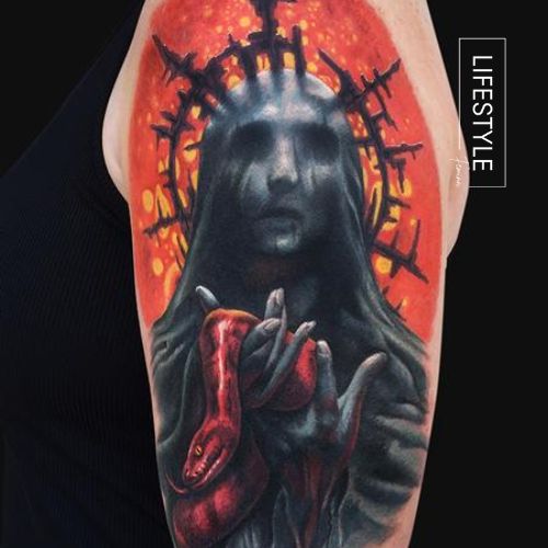Religious Surrealism Tattoo