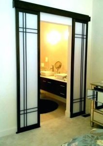 Shoji bathroom doors