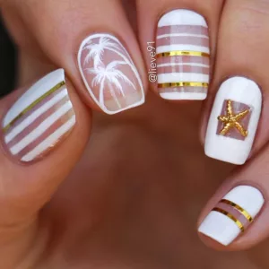 Bright Summer Acrylic Nails