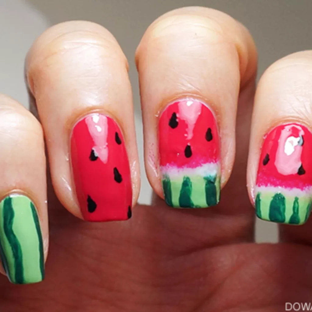 Fruit-inspired nails