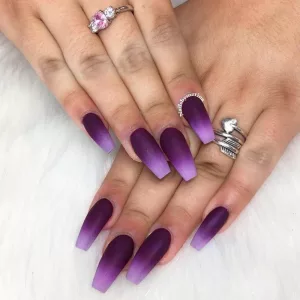 Purple Ombre Nail Polish