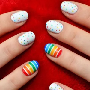 Rainbow Stripes and Dots