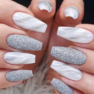 White And Grey Gradient Pattern