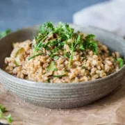 farro risotto vegetarian recipe