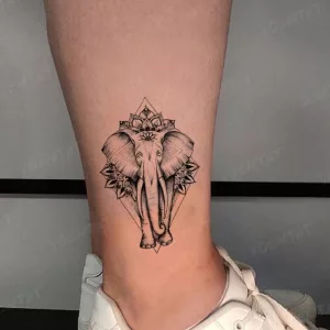 Animal Totems Tattoo for Men on Ankle