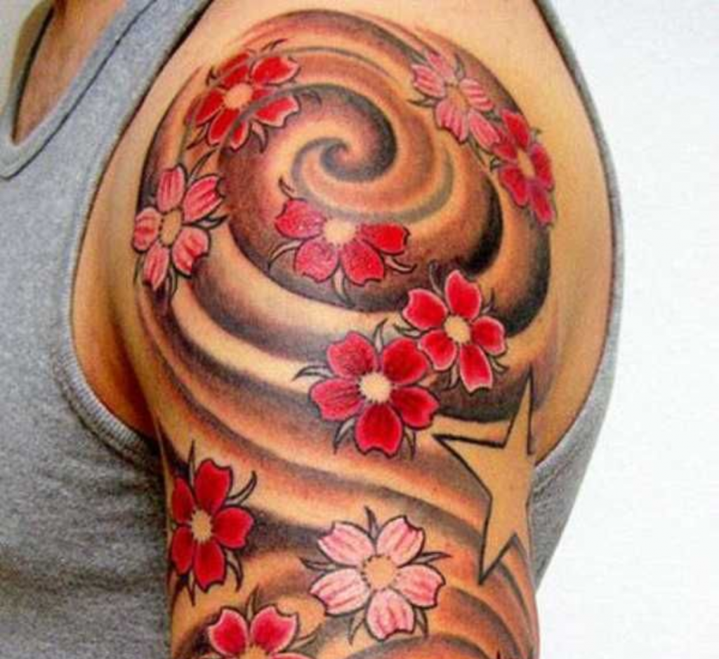 Cherry Blossoms for Tattoo Filler