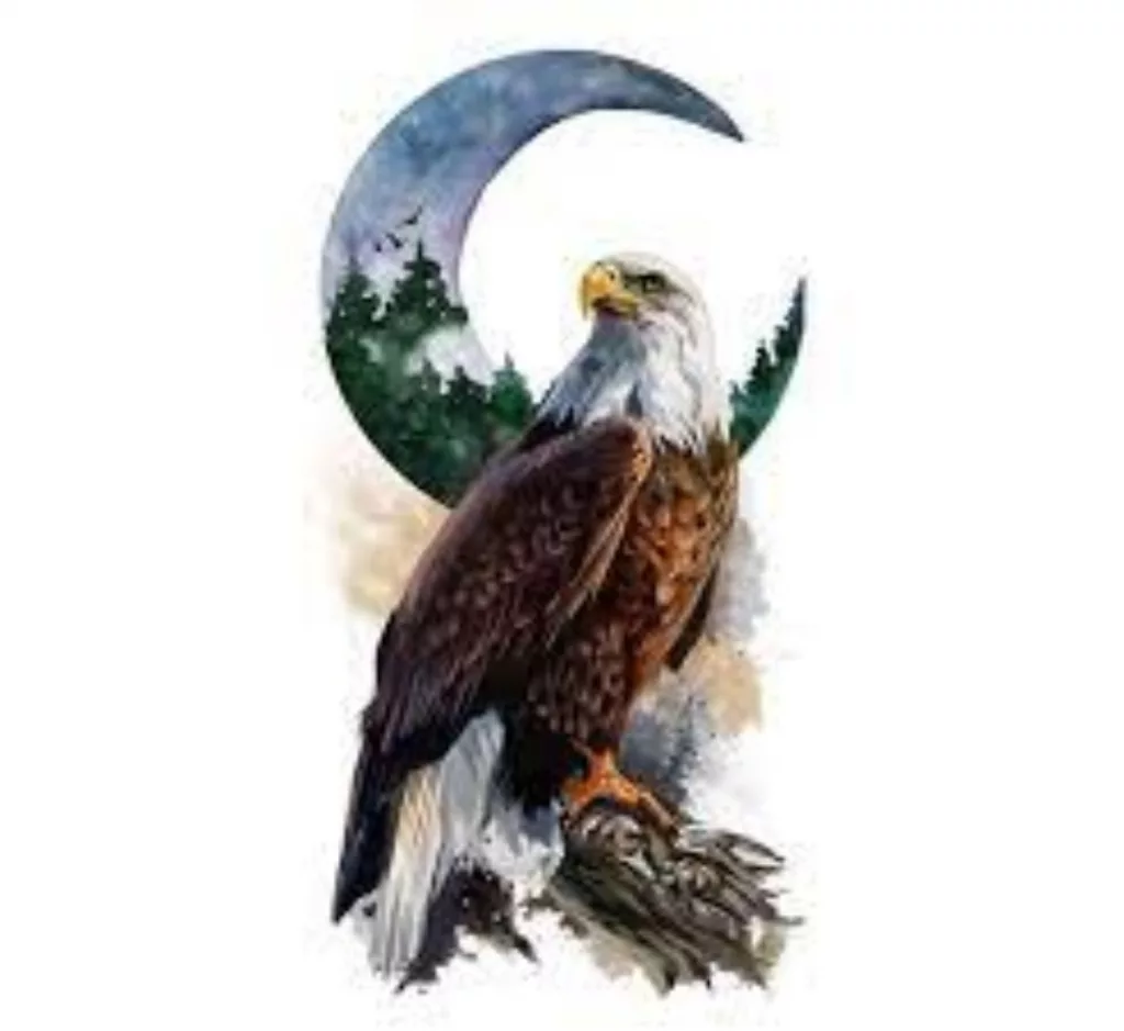 Watercolor Eagle Tattoo