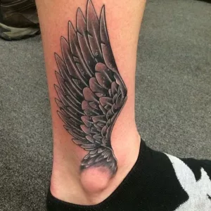 Wing Ankle Tattoo