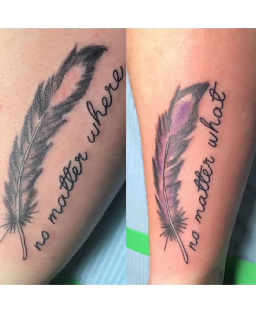  Matching Feathers Brother Sister Tattoo Ideas