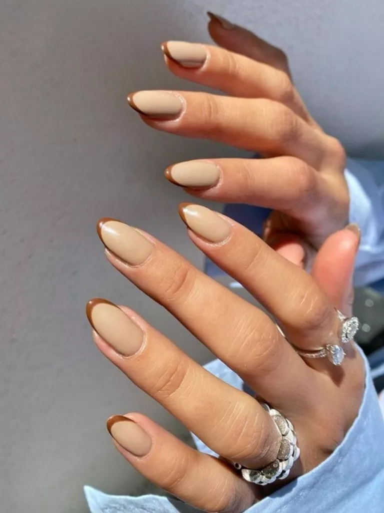 Nude Brown Nails