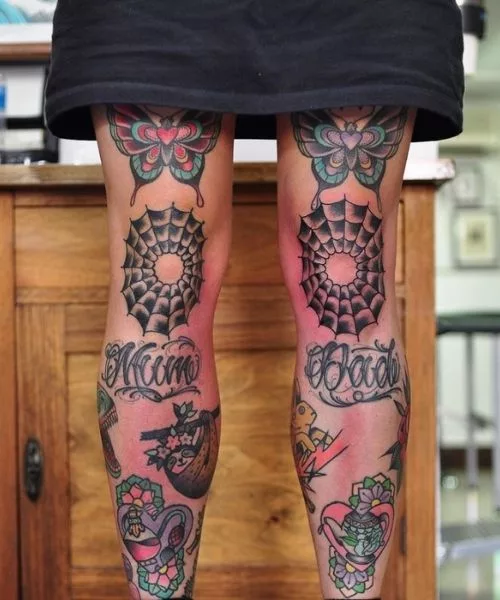 Pretty-Knee-Tattoos-For-Females