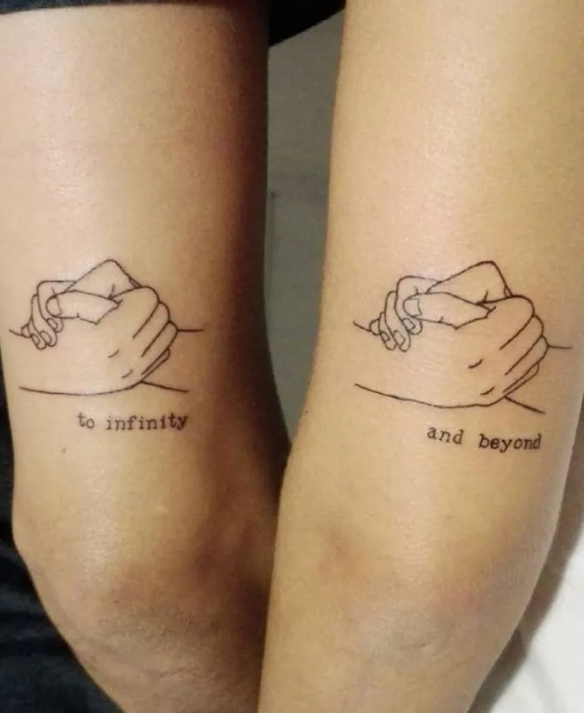 Simple & Sweet Brother Sister Tattoo Ideas